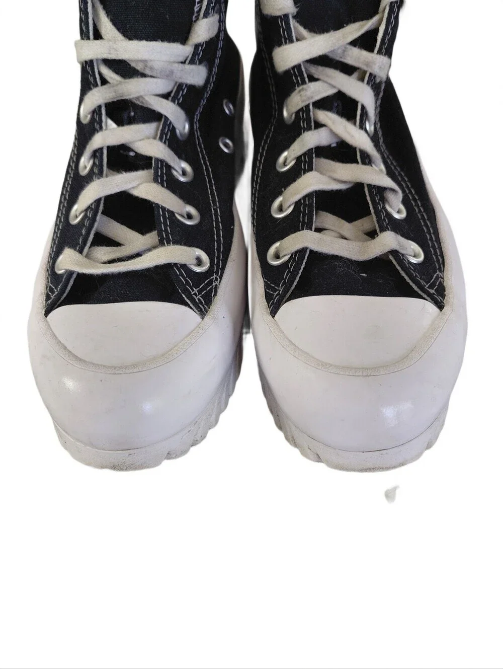 Converse High-Top Platform Sneakers Women's Size 7 Navy Blue All Stars